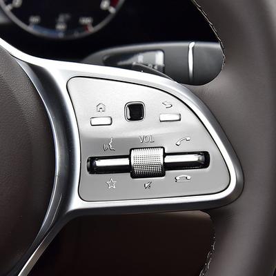 Aluminium Alloy Car Console Steering Wheel Button Panel Sequ Trim For Mercedes Benz W167 X167 X247 W247 X253 W213 W205 W177