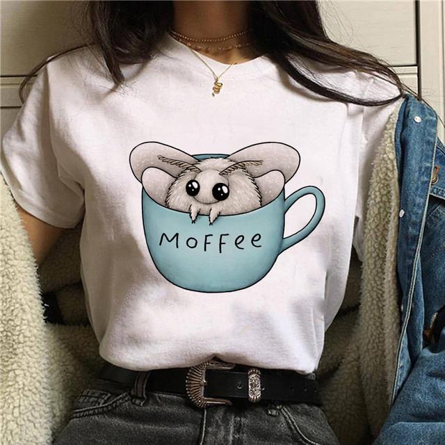 Summer Fashion Oversized T-Shirt for Women Harajuku Style Cockatiels Parrot Graphic Loose Short Sleeve Funny Bird Print Top