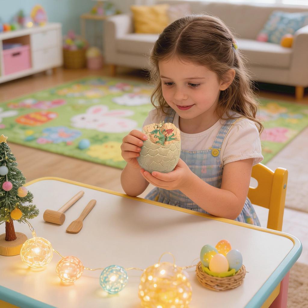 Dinosaur Excavation Archaeological Model Toy Simulation Skeleton Treasure Gift