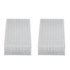 10Pcs Deep Well Plate 96 Wells 2.2ML PP Plastic Laboratory Storage Microplates 41mm Height