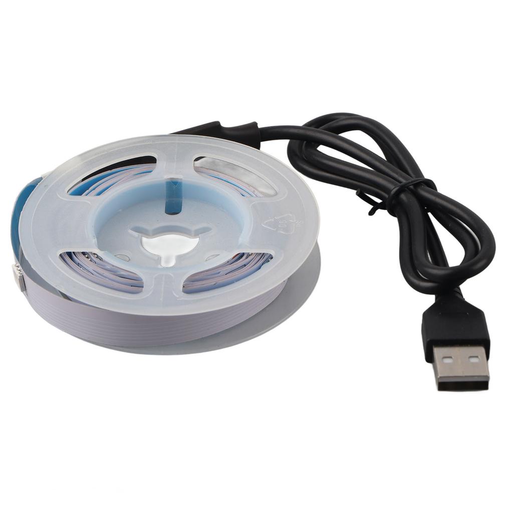 LED RGB Strip Light 5V Button Control Tape Light Color Changing USB Powered Strip Light For