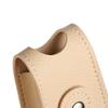 PU Leather Hand Sanitizer Holder with Metal Keychain Empty Refillable Bottle Perfect Small Gift for Friends