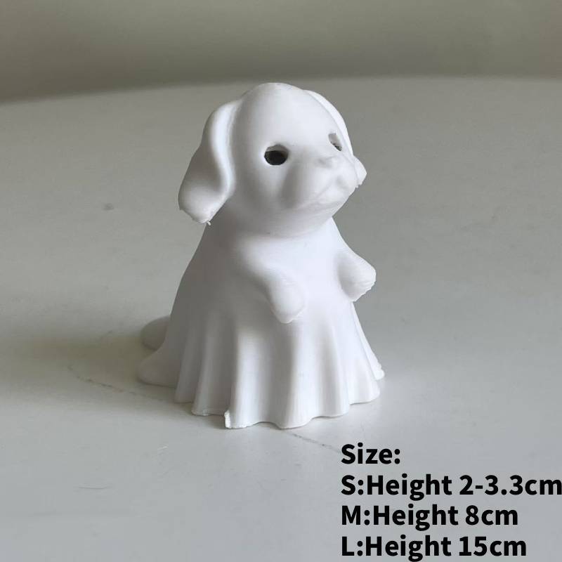 Halloween Ghost Cat Dog 3d Printed Figurine With Hanging Decor For Halloween Party Dog,S