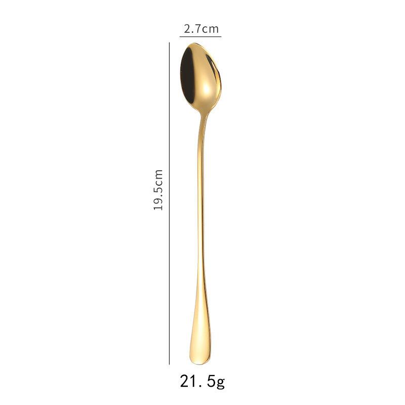 Stainless steel tableware, knives and forks, spoons, western food steak knives and forks, household thickened pointed spoons, round spoons, supplies