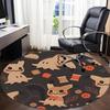 1pc Ghostly Sewing Office Round Area Rug, Indoor Mat Suitable For Office, Under Office Chairs Bedroom Living Room Home Decor, Room Deco 022