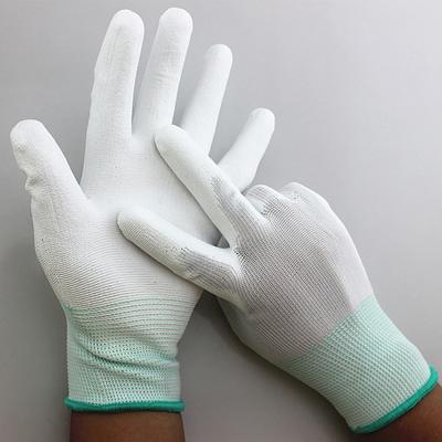1 Paar Antistatische Handschuhe zum Fingerschutz Antistatische ESD Elektronik Arbeitshandschuhe PU-beschichtet Handflächenbeschichtet Fingerbeschichtet PC Rutschfest
