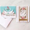 Swan Crown Metal Cutting Dies DIY Scrapbooking Emboss Paper Cards Album Stencil