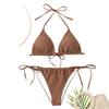 2024 Summer Women's Sexy European & American Split-Strap Bikini Swimsuit