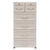 5 Layers Storage Cabinets 6 Drawer Moveable Cabinet Storage Organizer White Great Home Decor For Bedrooms, Living Rooms, Studies