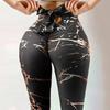 Frauen Drucken Hohe Taille Stretch Strethcy Fitness Leggings Yoga Hosen
