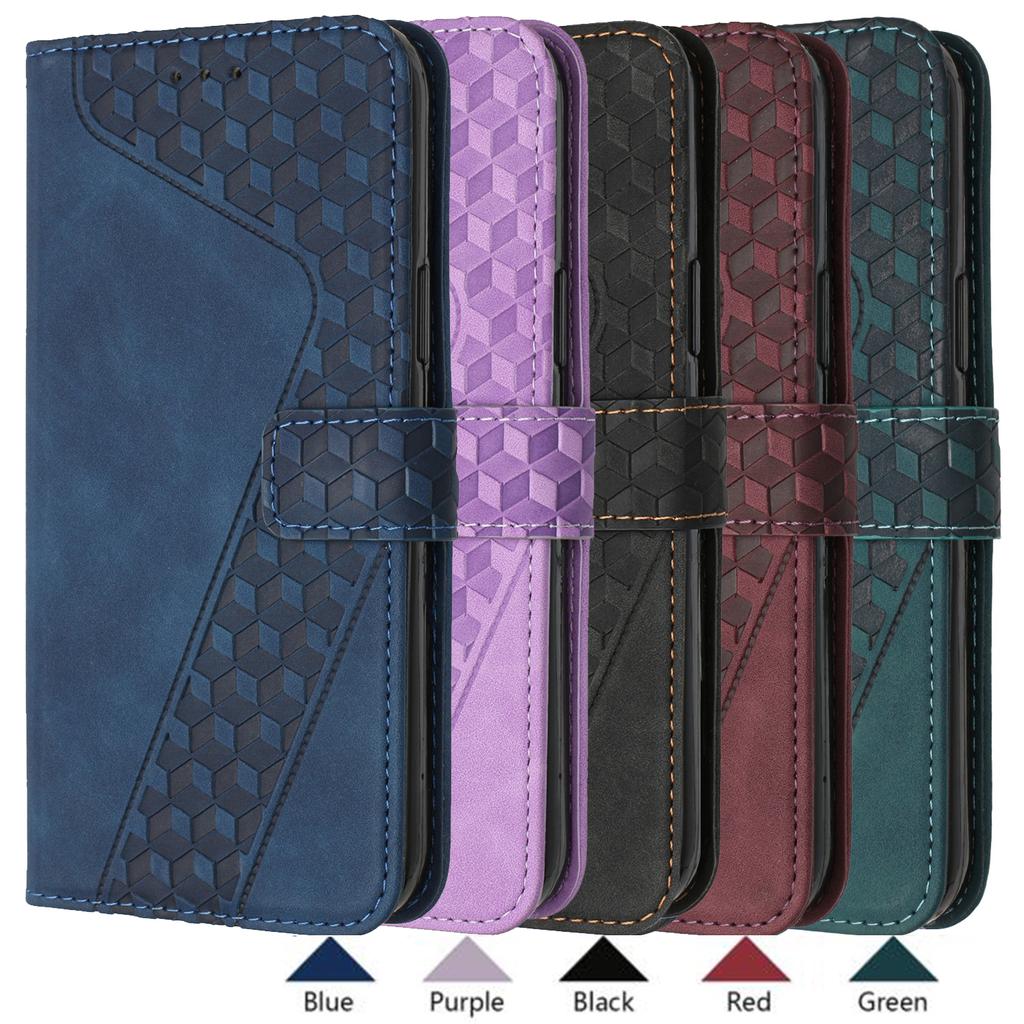 Diamond Embossed Insert Card Flip Leather Wallet Case for iPhone 15 14Plus 13 12 11 Pro Max for Samsung S23 S22 S21 S20 Ultra Plus Note20Ultra A15 A54
