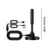 Digital TV Antenna DVB/T/T2/DAB/VHF/UHF Indoor Outdoor 300-500cm Cable Suction Cup Base HDTV Receiver Aerial For Home Car Camping