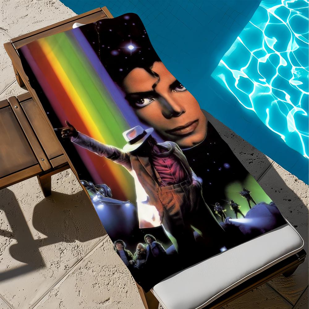 M-michael-l Singer Towel Beach Quick Dry Soft J-jackson Pool Towels Gift for Travel Gym Shower Camping Sports