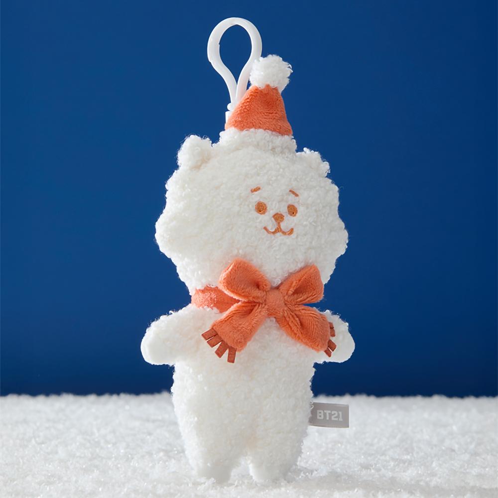 BT21 RJ Snowman Plush Keychain