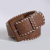 Fashionable Women's Buckle Winding Decoration PU Casual Wide Exquisite Women's Belt