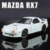1/24 Mazda RX7 Supercar Alloy Car Diecasts & Toy Vehicles Car Model Sound and Light Pull Back Car Toys Children's Gifts