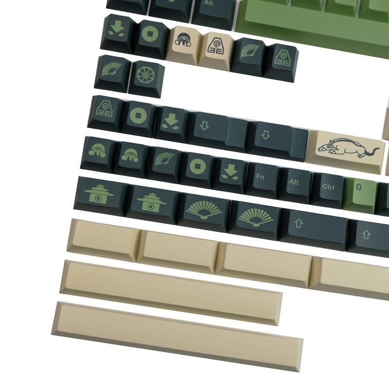 For  Earth Keycaps PBT Sublimation for MX Hes  Mechanical Keyboards 142 Keys 6.25U 7U Space 1.75u 2u