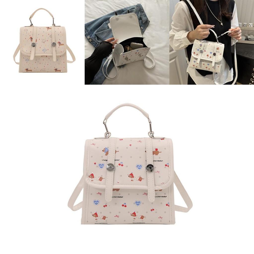 Dachshund Pattern Backpack For Women With Durable Wearresistant Material For Travel And Casual Use