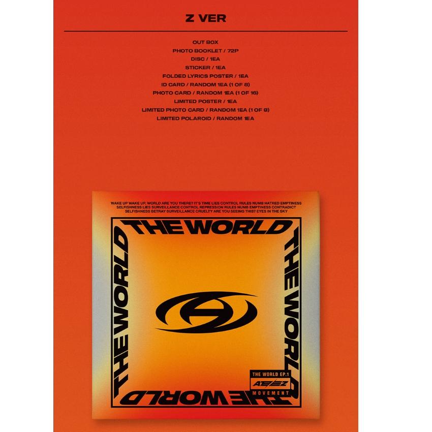 

ATEEZ [СВІТ ЕП.1 : РУХ] 8-й міні-альбом Z VER.