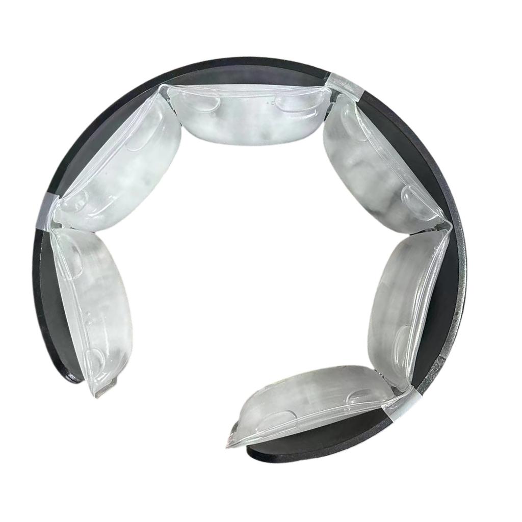 Cooling Neckband Ice Packs Sweatproof Cooling Tube Rings Suitable for Outdoor Exercise Gym Work Heat Dissipation
