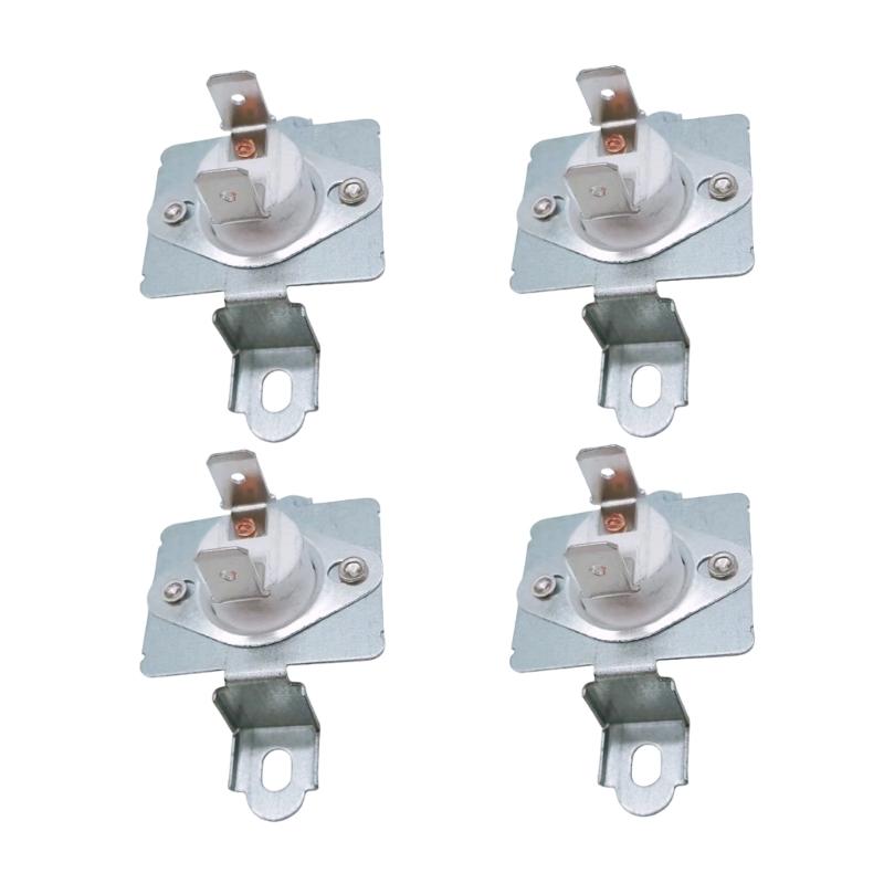 

Set of 4 Dryer Thermostat Brackets Dryer Assembly Bracket Dryer Safety Fuse Perfect for Various Models Easy Installation 1