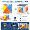 Sengso Fto M Face Turning Octahedron 2X2 3X3 Speed Cube Octahedron Stickerless Competition Cube Puzzle Logic Training Gift