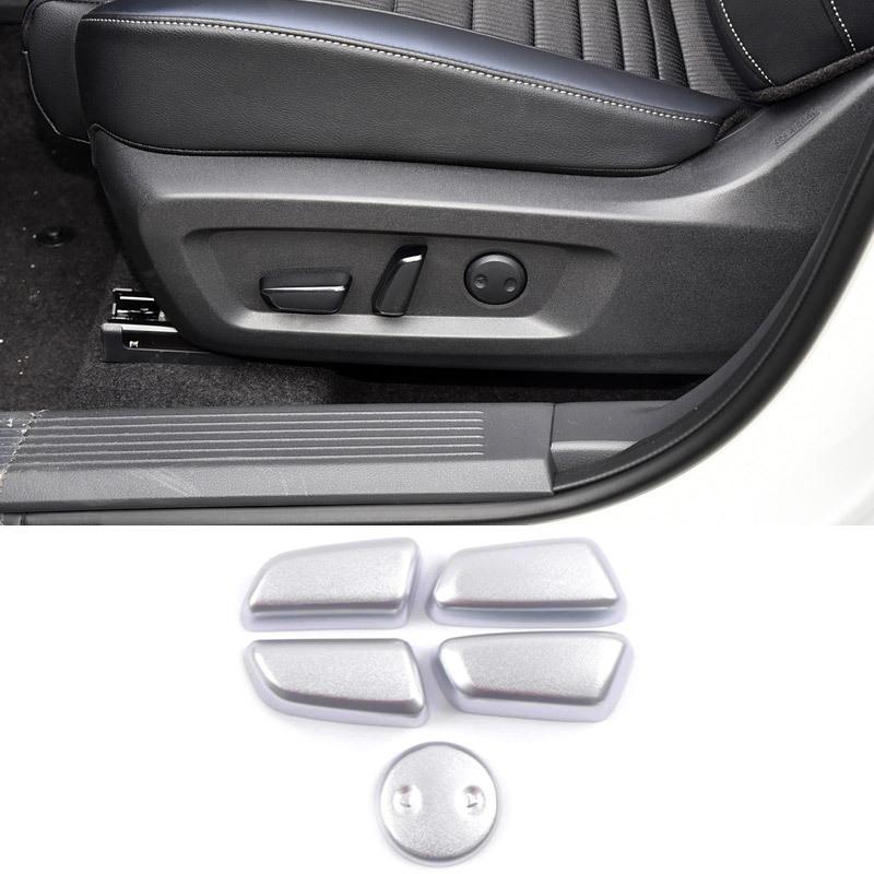 For Nissan Qashqai ABS Car Seat Adjustment Switch Control Button Covers Decorative Frame Sticker Trims Interior Protection 2024