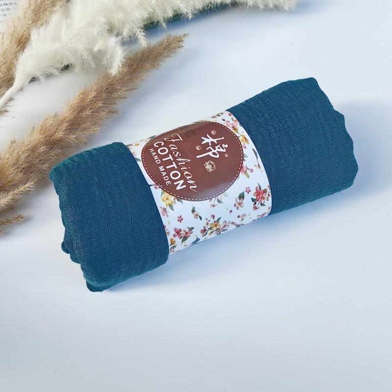 Monochrome Cotton And Linen Scarf, Beard Headscarf, Crumpled Scarf, Shawl, One Piece Will Be Sent On Behalf Of Wj01.