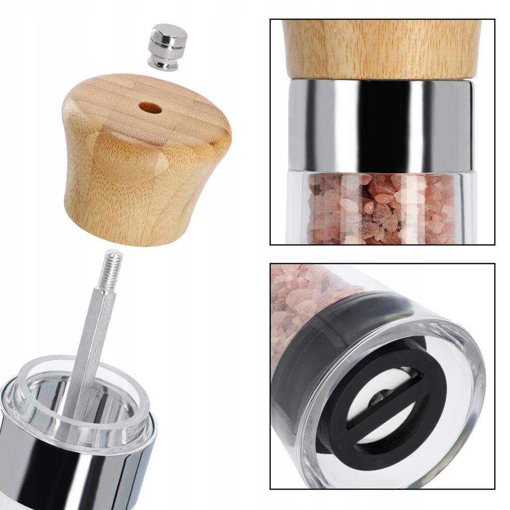 KADAX Pfeffer- und Salzmühle Kräuter Handmühle Regulierung