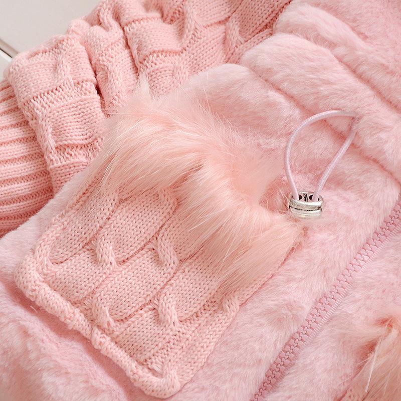 Children's Furry Coat Autumn and Winter Sweet Furry Coat for Girls