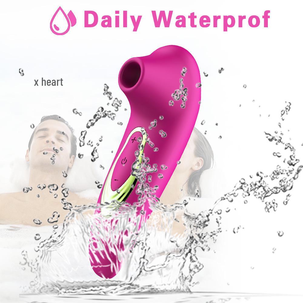 Russian Trade Silicone Teasing Massager: Rechargeable Vibrating Erotic Device for Women