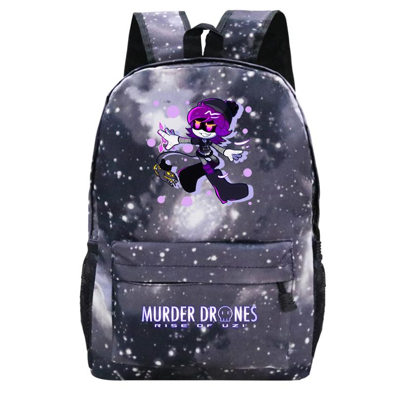 Murder Drones Printed Backpack Lightweight Children Schoolbag Women Travel Backpack for Boys Girls Back To School Bookbag Gift
