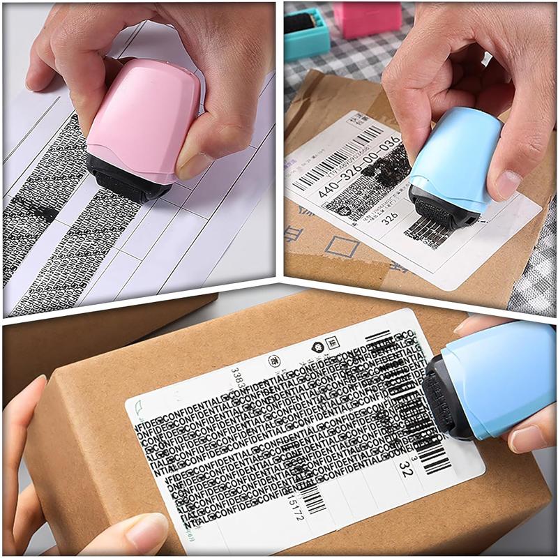 Identity Theft Protection Roller Stamp Identity Prevention Theft Stamp Rolling Security Stamp For Privacy Protection ID Blockout