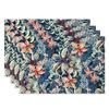 4-Piece Elegant Floral Placemat Set, Vintage Style Dining Table Mat, for Dining & Wedding Decoration – Exquisite