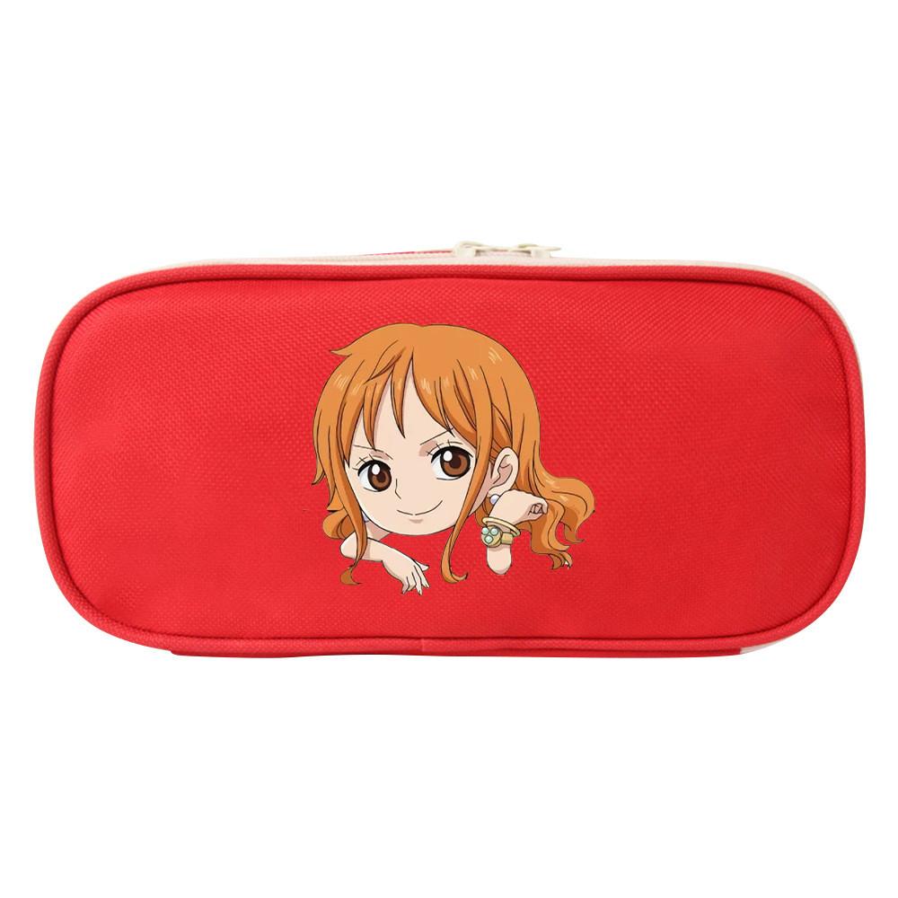 Piece One Pattern Printing Canvas Stationery Bag Student Pencil Fashion Case