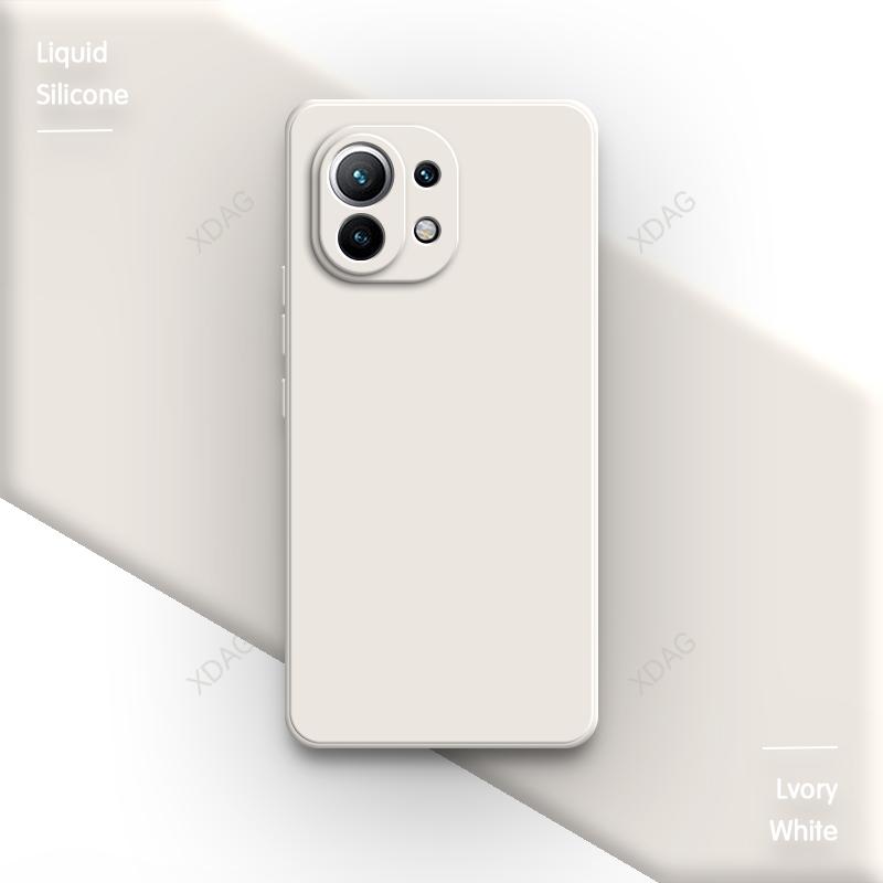 Phone Case for Xiaomi 11 Lite NE Pro Ultra 11T Pro 11X Pro 11i 5G Mi11 11Lite 11Pro 11Ultra Liquid Silicon Soft Basic Back Cover
