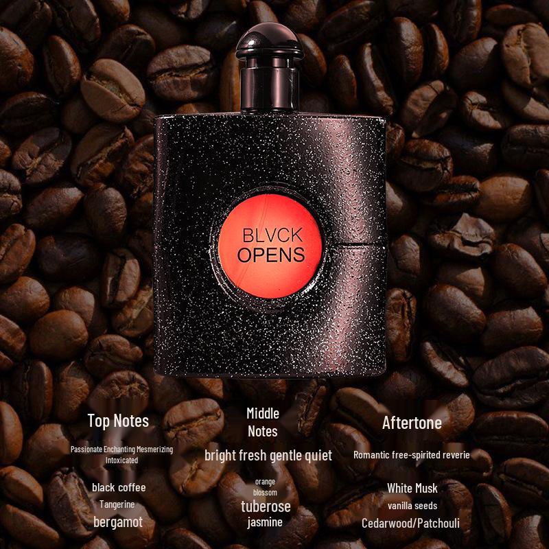 Black Opium Women's Perfume - Alluring, Long-Lasting Light Fragrance with Black Coffee Notes, Popular TikTok Choice for Students