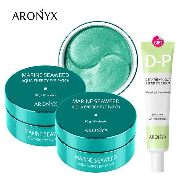 

Aronix Патчи для глаз Aronix Marine Seaweed Aqua Energy 90 г + крем для глаз с дипантенолом 40 мл