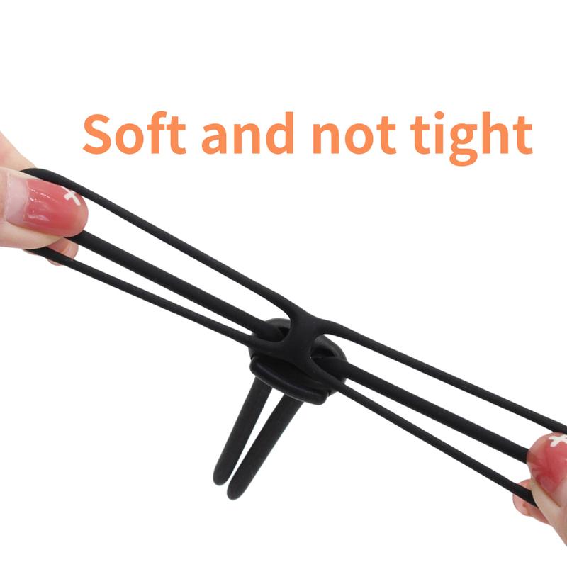 Einstellbarer Penisring aus Silikon für Männer, Bondage, Erektionsverzögerung, Ejakulation, Vergrößerung, Ballstretcher, Massagegerät, Sexspielzeug für Männer