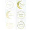 500 Pcs Round Sticker Eid Mubarak Seal Labels Festival Decorative Sticker Self-Adhesive Labels Sticker Party Supplies