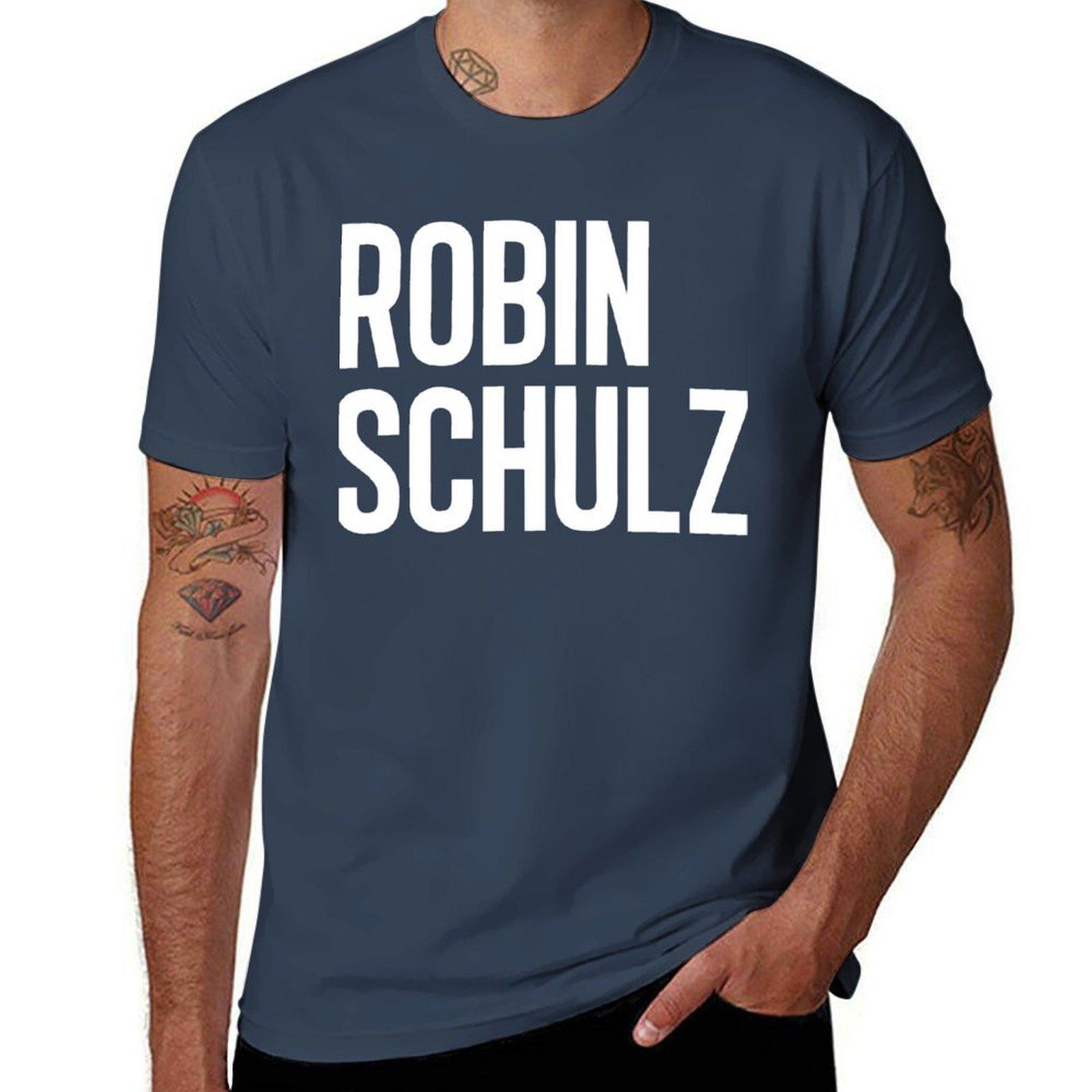 Robin Schulz Logo Essential Tshirt Quick Dry Sports Short Sleeve Tee S