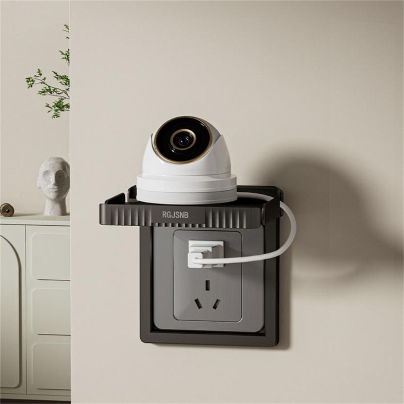 Practical Mobile Phone Stand Mount Convenient Phone Holder Wall Stand Mount Phone Charger Socket Support