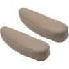 SecosAutoparts Armrest Cover Replacement Leather Seat Cover Med Tan Compatible with Chevy Silverado 1500 2500 3500 Tahoe Sierra Suburban Avalanche