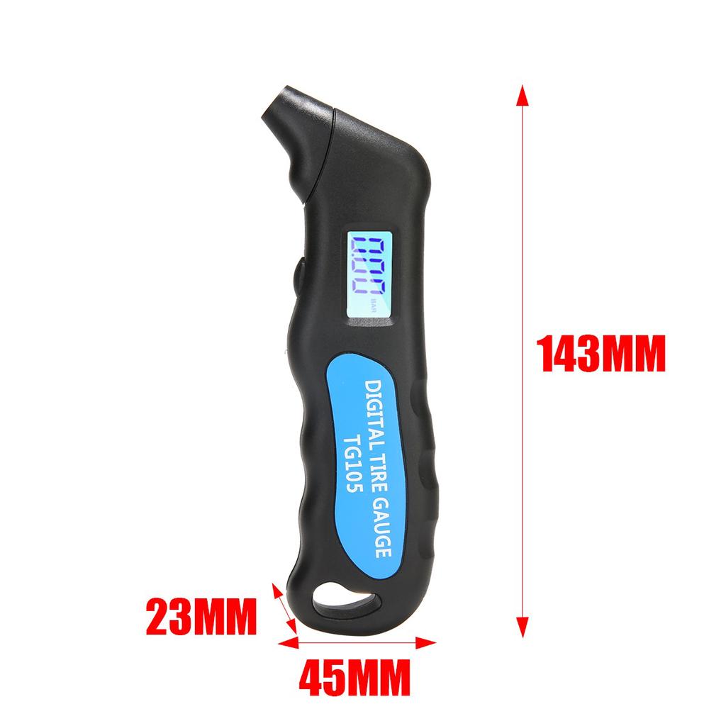 Digital Car Tire Tyre Air Pressure 0-100 //200PSI Gauge Meter For Car Truck Bike