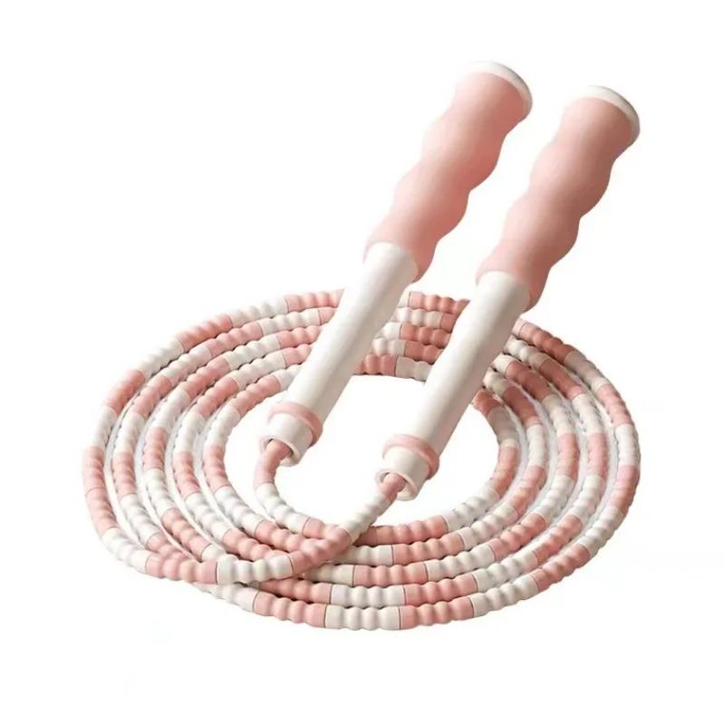28M Skill Jumping Bamboo Jump Rope PVC Beginners Adult Children Soft Beaded No Tangle Segmented Fitness Jump Rope