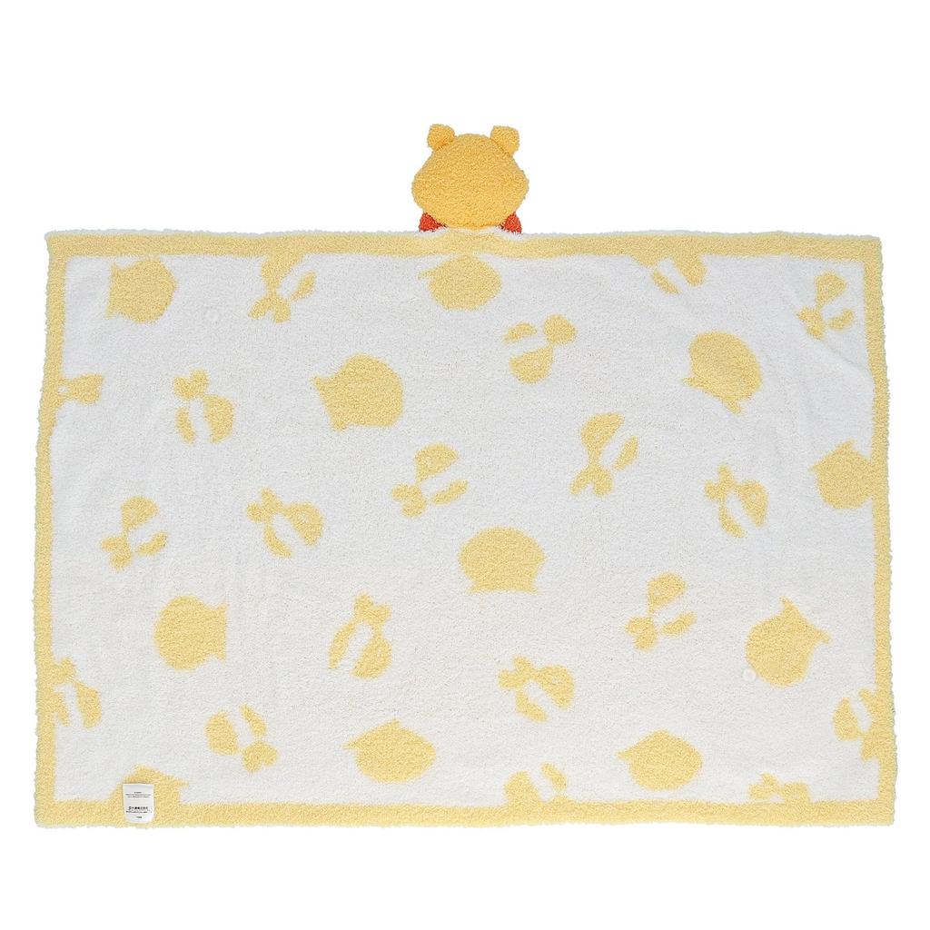 Marushin Mascot Disney Winnie the Mitt Winter 2245035600 Blanket, Pooh, Cute, Fluffy, Fabric, Stylish, Item,