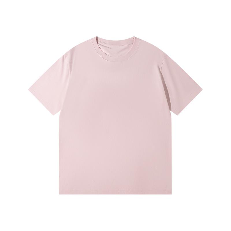 Cotton Short Sleeved T-shirt Women's Shoulder Round Neck Top Solid Color Half Sleeved Base Shirt Clothes