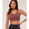 Gymshark Cross Over Sports Bra Burgundy Brown B4b6m Rbqv