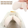 (3 Pair Beige) Heel Cushion Pads Insoles Pain Relief Anti Slip Shoe Inserts Heel Protectors Adhesive Back Foot Care Pads