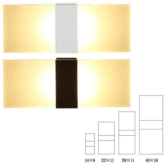 Modern LED Wall Lighting Up Down Cube Indoor Outdoor Bedroom Sconce Lamp Fixture